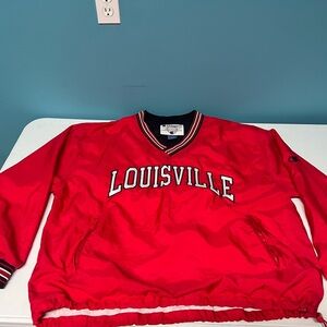 Vintage lined Louisville pullover size extra large